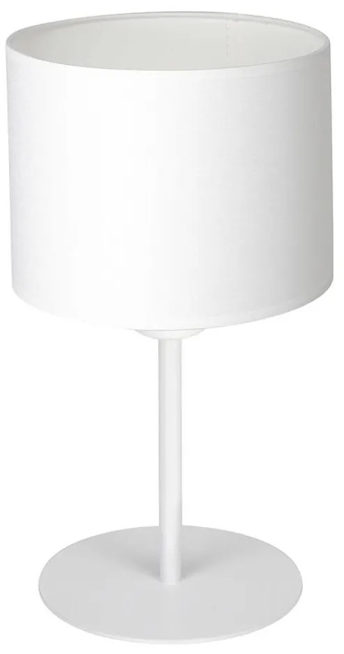 Lampa stołowa ARDEN 1xE27/60W/230V pr. 18 cm biała