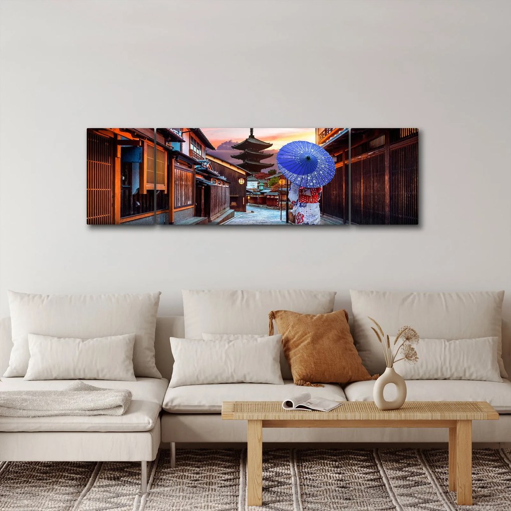 Obraz - Azjatka (170x50 cm)