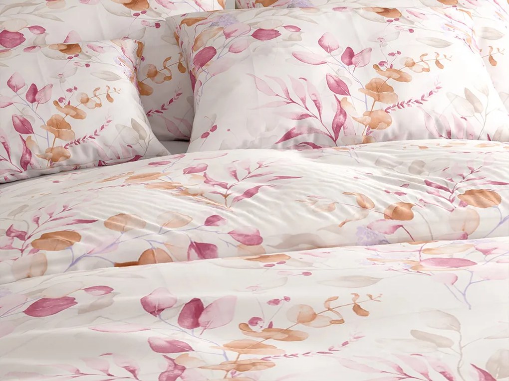 PrzytulneMieszkanie.pl PrzytulneMieszkanie.pl Pościel z mikrofibry FLORANY białe Rozmiar pościeli: 70 x 90 cm | 140 x 220 cm