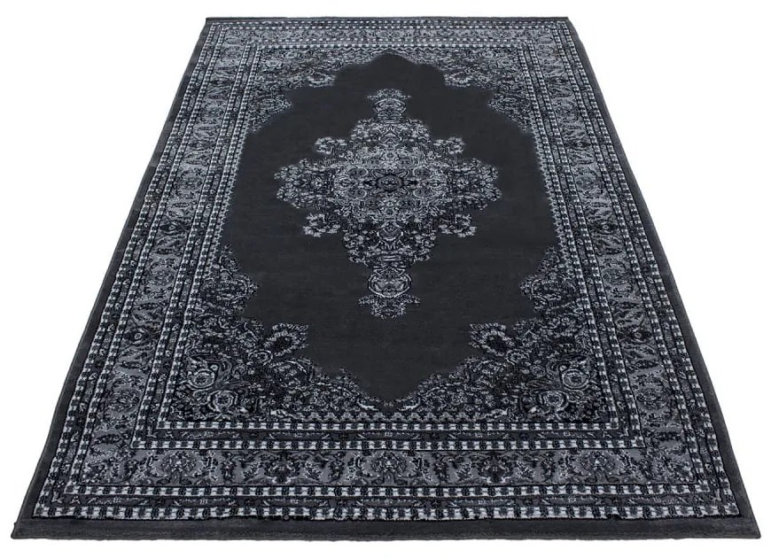 Dywan klasyczny Marrakesh rozeta szary 160 cm x 230 cm