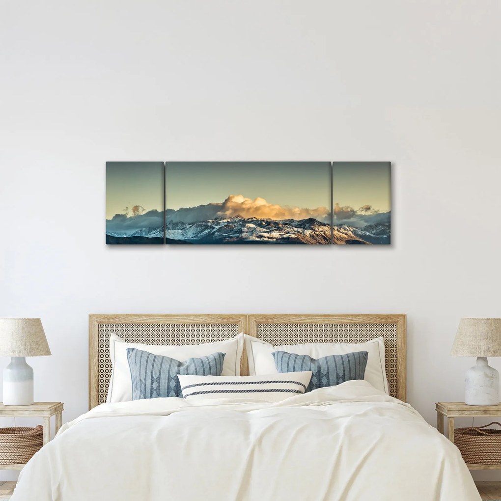 Obraz - szczyty górskie (170x50 cm)