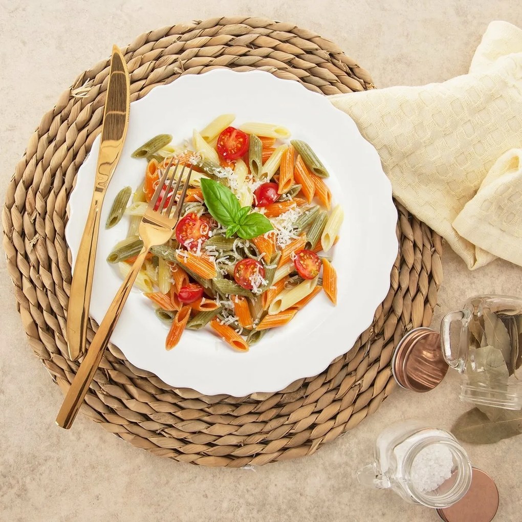 Orion 18-częściowy zestaw talerzy Mona fale