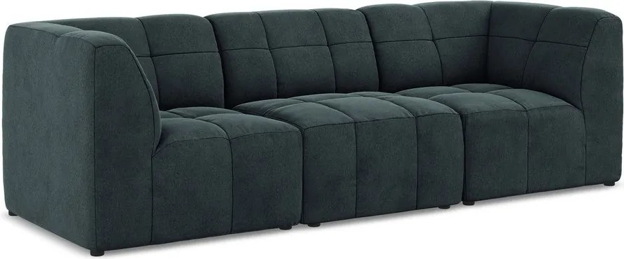 Niebieska aksamitna sofa 255 cm Aloha – Makamii