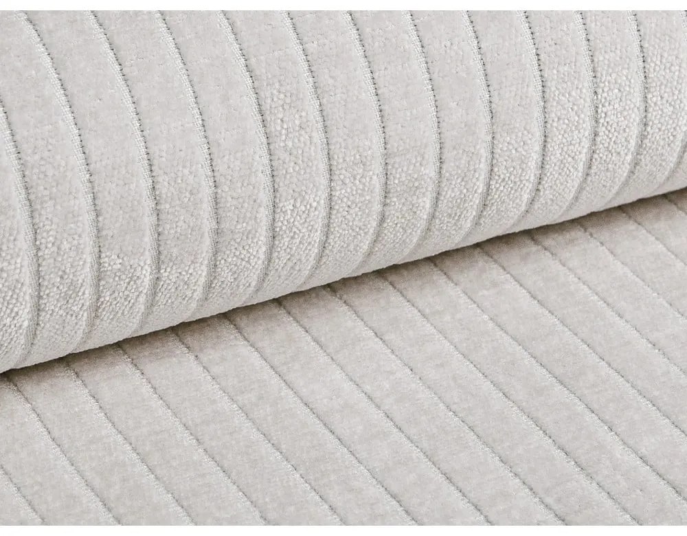 Beżowa sztruksowa sofa 364 cm Bergamo – Cosmopolitan Design