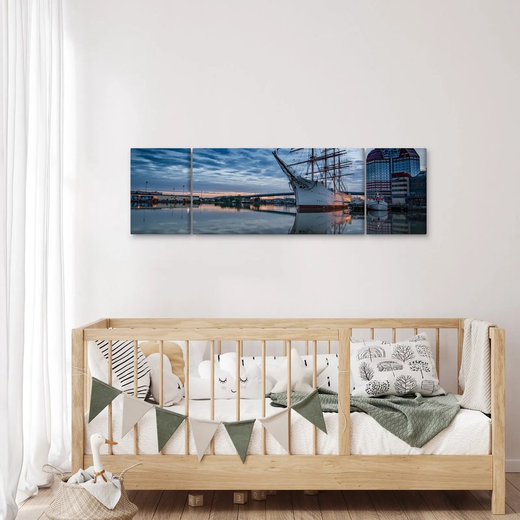 Obraz żaglówki (170x50 cm)