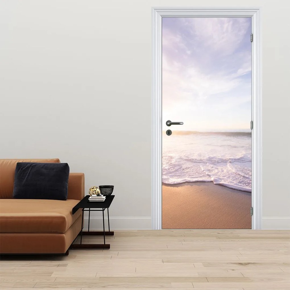 Fototapeta na drzwi - Piaszczysta plaża (95x205cm)
