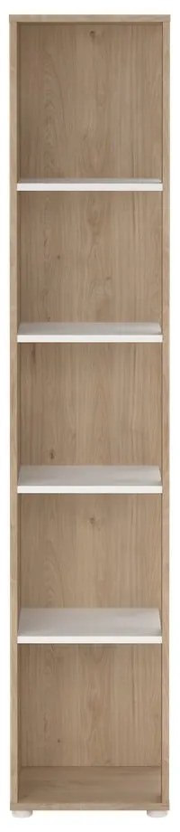 Biało-naturalny regał w dekorze dębu 41x205 cm Sign – Tvilum