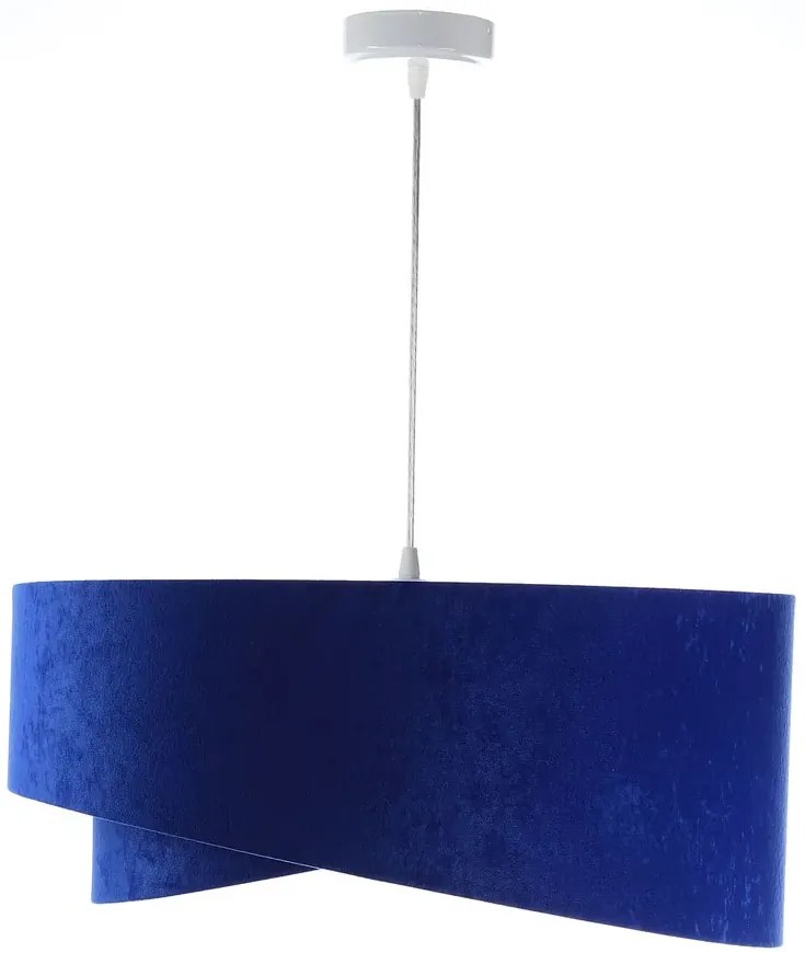 Niebiesko-biała asymetryczna lampa wisząca - 7X EX989 B4-T96