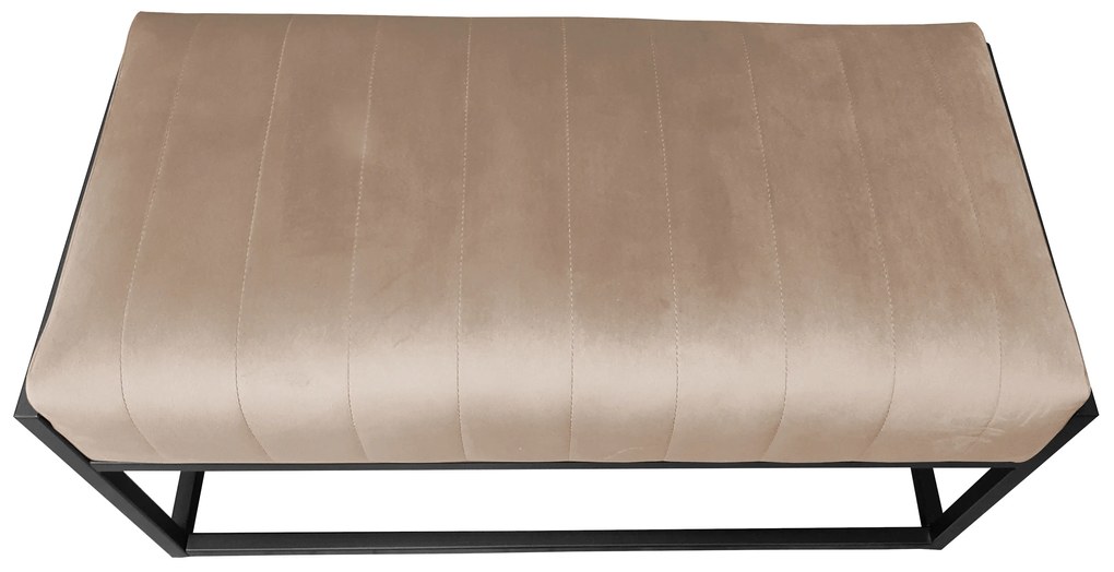 Ławka KAYA LOFT MG06 pufa podnóżek metal