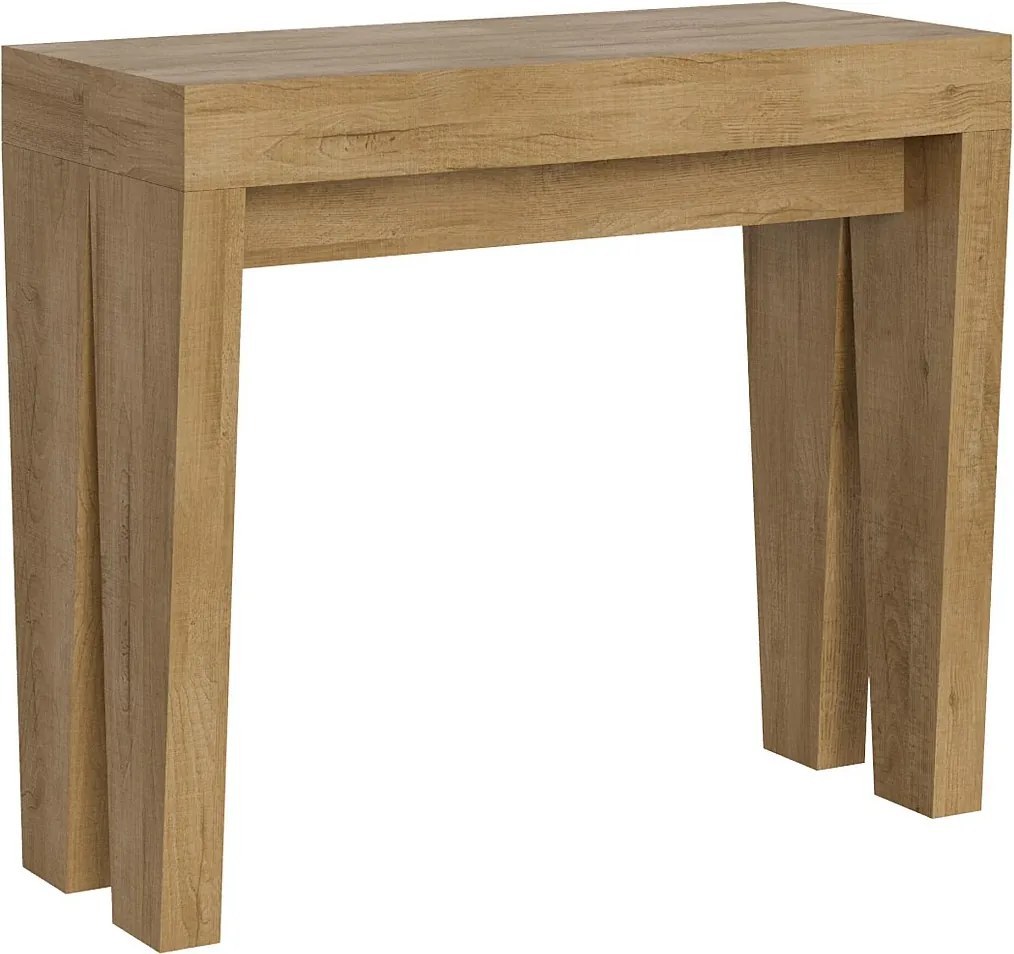 Konsola rozkładana 90x40/300 cm Spimbo Dąb naturalny