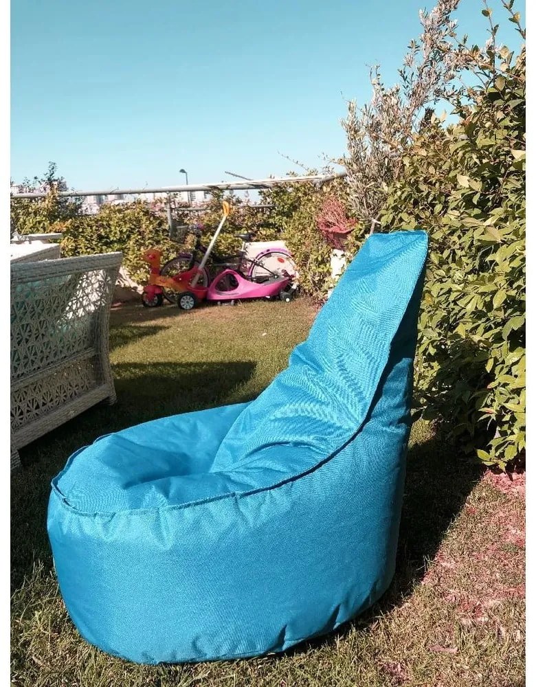 Turkusowy ogrodowy worek do siedzenia Aktif – Floriane Garden