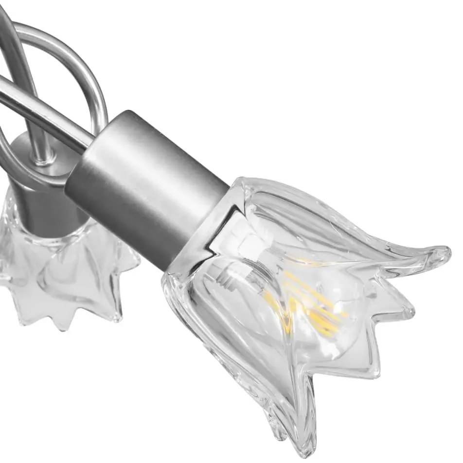 Szklana elegancka lampa sufitowa - 3X EX205 K8-L64