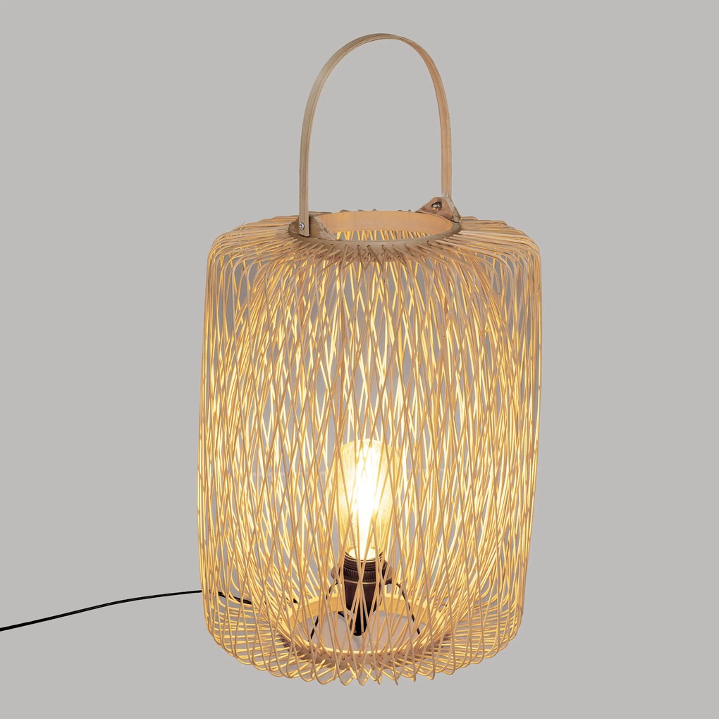 Lampa bambusowa SINDY, 39 cm