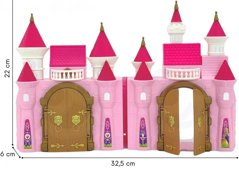 Woopie interaktywny magiczny pałac zestaw księżniczka + kareta i akcesoria