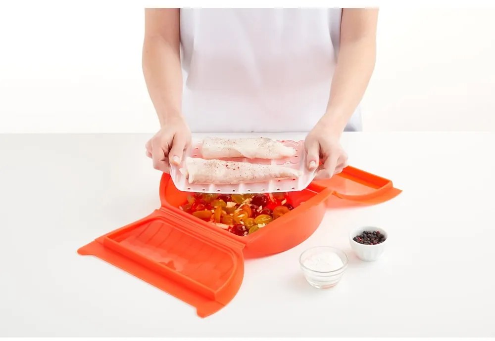 Silikonowe naczynie do gotowania na parze – Lékué