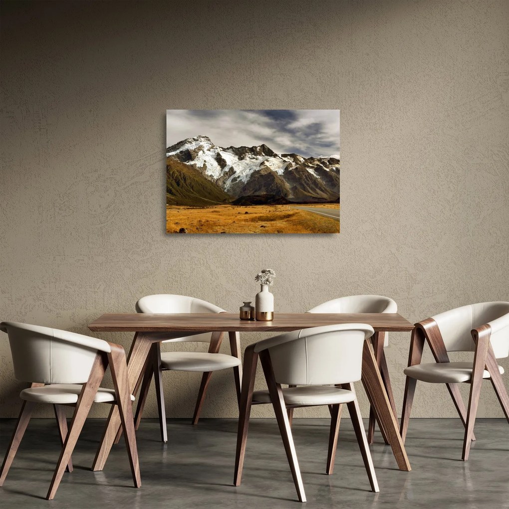 Obraz na szkle góry Sefton, Nowa Zelandia (70x50 cm)