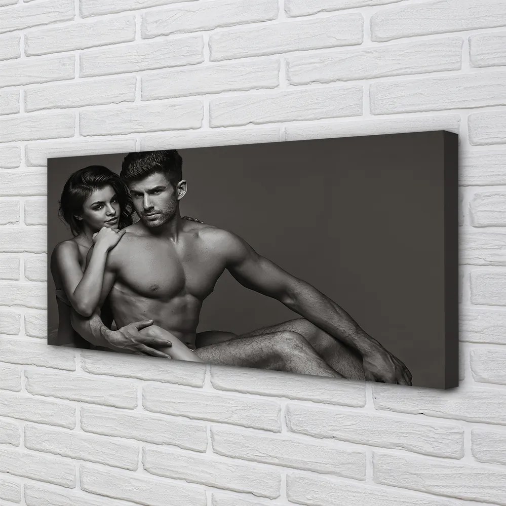 Zdjęcie na płótnie Spotkanie Kobiety i Mężczyzny