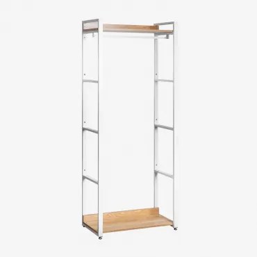 Wieszak Na Ubrania Z Stali I Mdf Ariaster Miel - Sklum