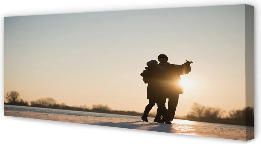 Fotoobraz na płótnie Zimowy Taniec