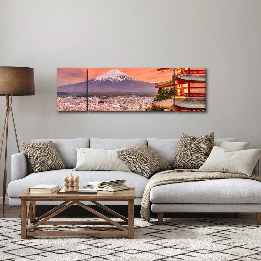 Obraz - Fujiyoshida, Japonia (170x50 cm)