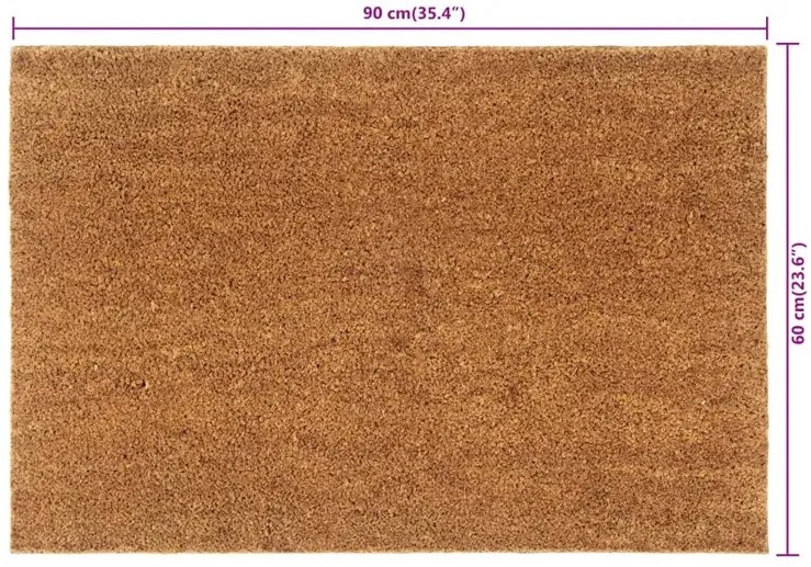 Rustykalna wycieraczka 60x90 cm - Pakos 6X