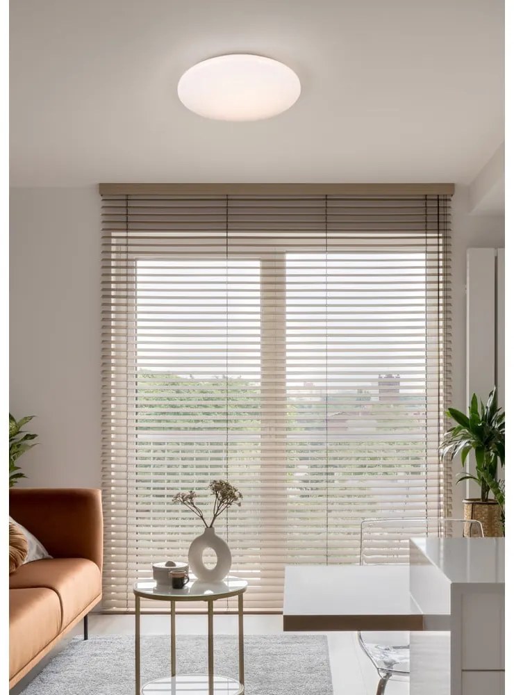 Biała lampa sufitowa LED ø 37 cm Pollux – Reality