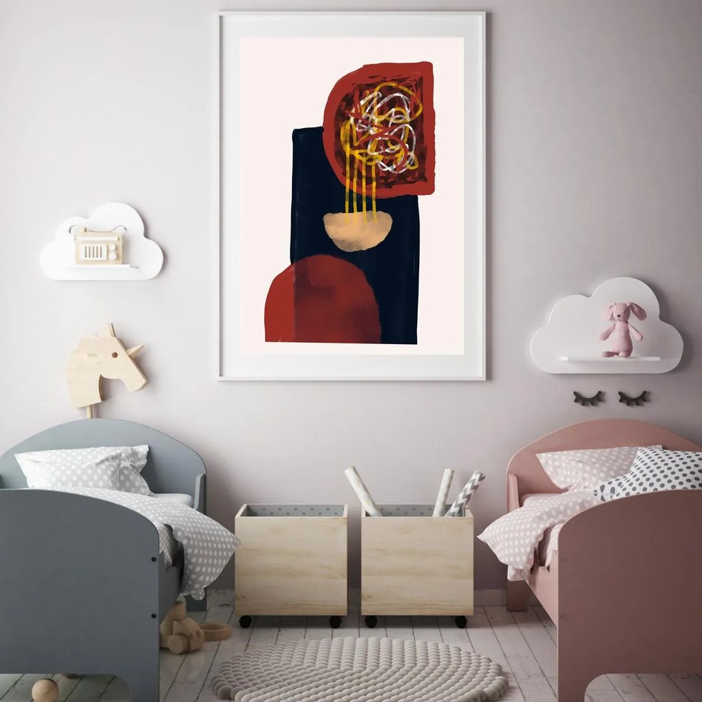 Plakat - Artystyczna abstrakcja (A4)