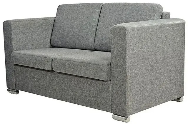 Dwuosobowa szara sofa loftowa - Telva 2Q