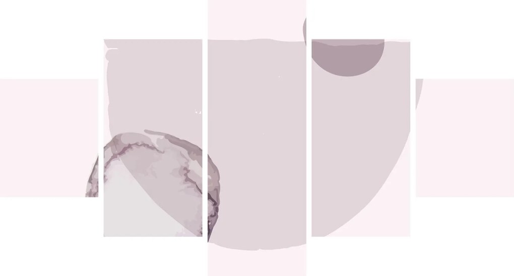 Obraz - Fioletowy minimalizm N⁰2 (125x70 cm)