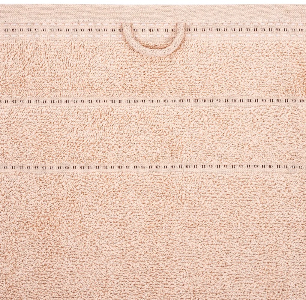 Ręcznik BARBARA 50x90 cm beżowy, 100% bawełna