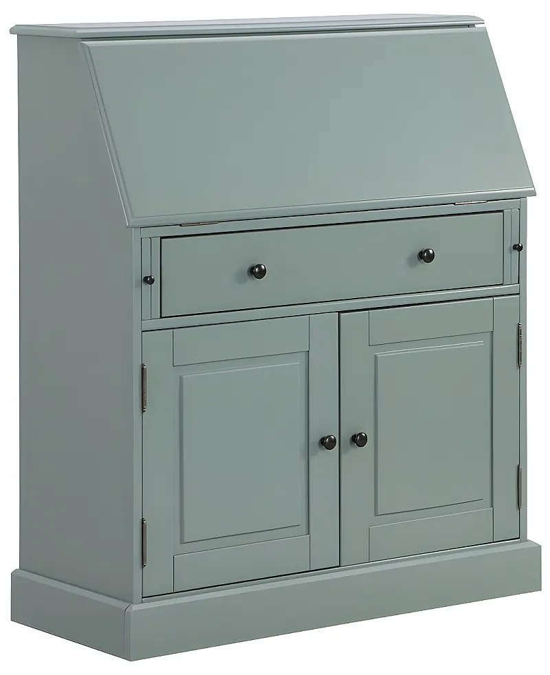 Sekretarzyk – Sosna i MDF – Migdałowa zieleń - CLEORE