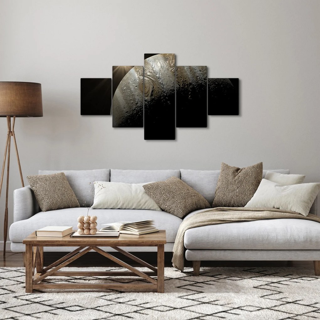 Obraz planety w kosmosie (125x70 cm)