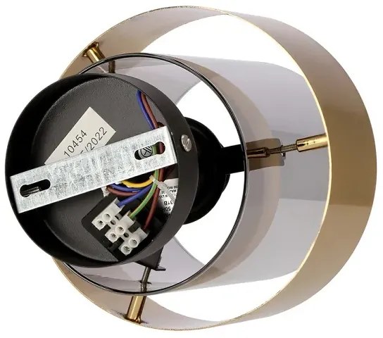 Nowoczesna lampa wisząca z dymionym szklanym kloszem - V098 T6-P73