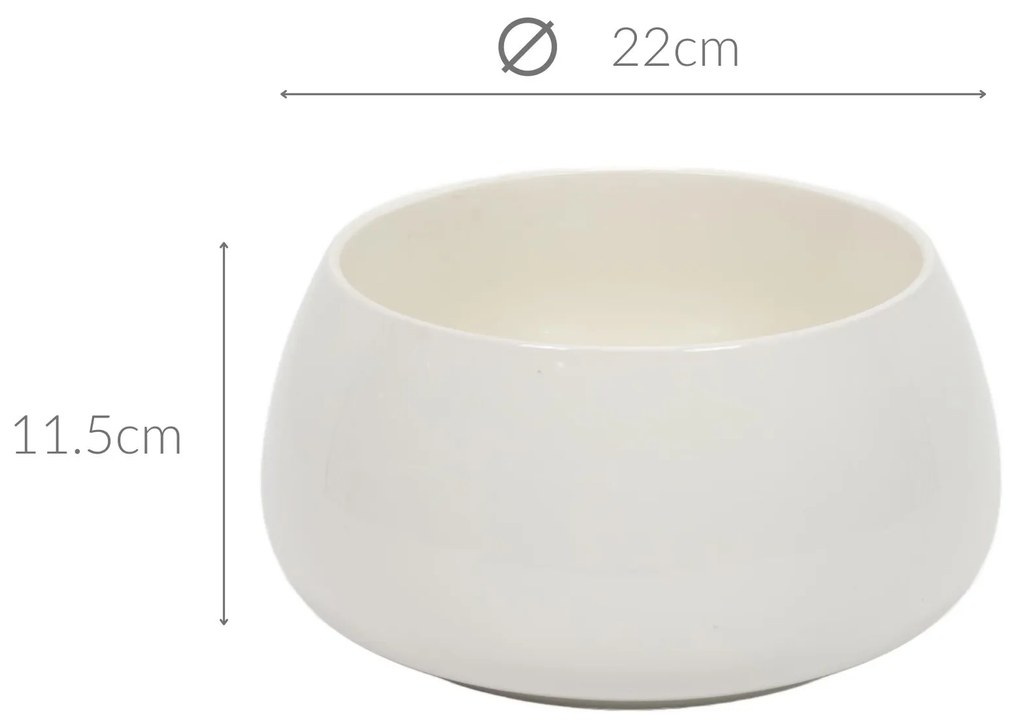 Miska porcelanowa duża NORA, Ø 21 cm
