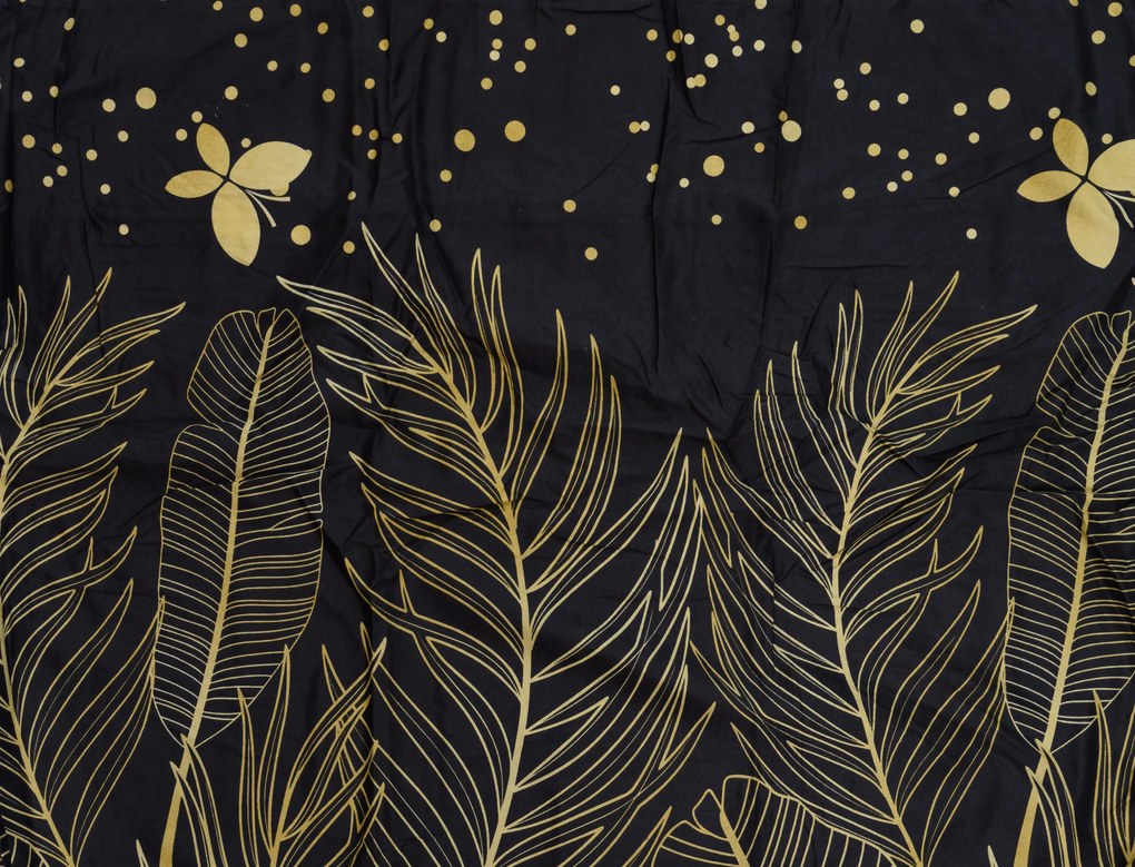 PrzytulneMieszkanie.pl PrzytulneMieszkanie.pl Pościel z mikrowłókna VISATA czarna Rozmiar pościeli: 70 x 80 cm | 140 x 200 cm