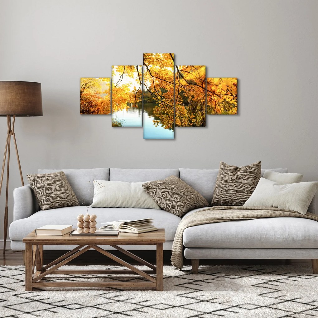 Obraz - Jesienne drzewo (125x70 cm)