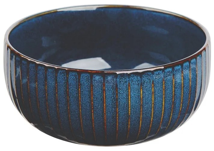 Altom Miska porcelanowa Reactive Stripes niebieski, 15 cm