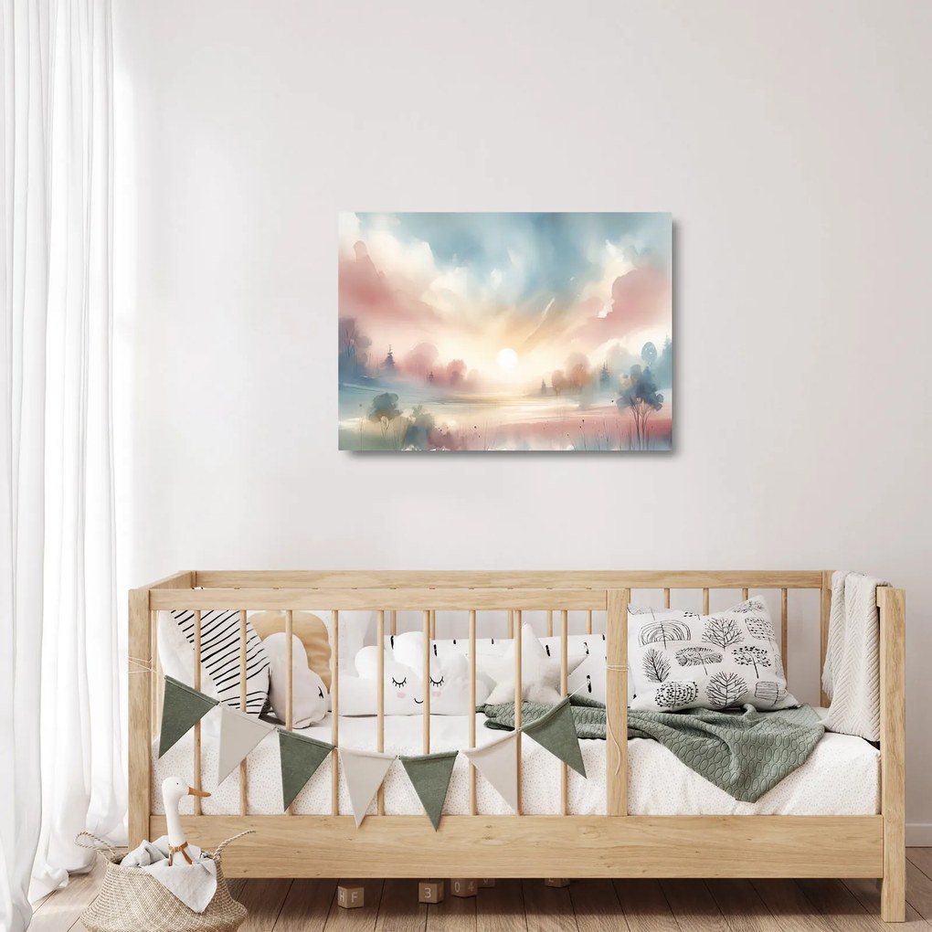 Obraz na szkle - Elegancki krajobraz (70x50 cm)