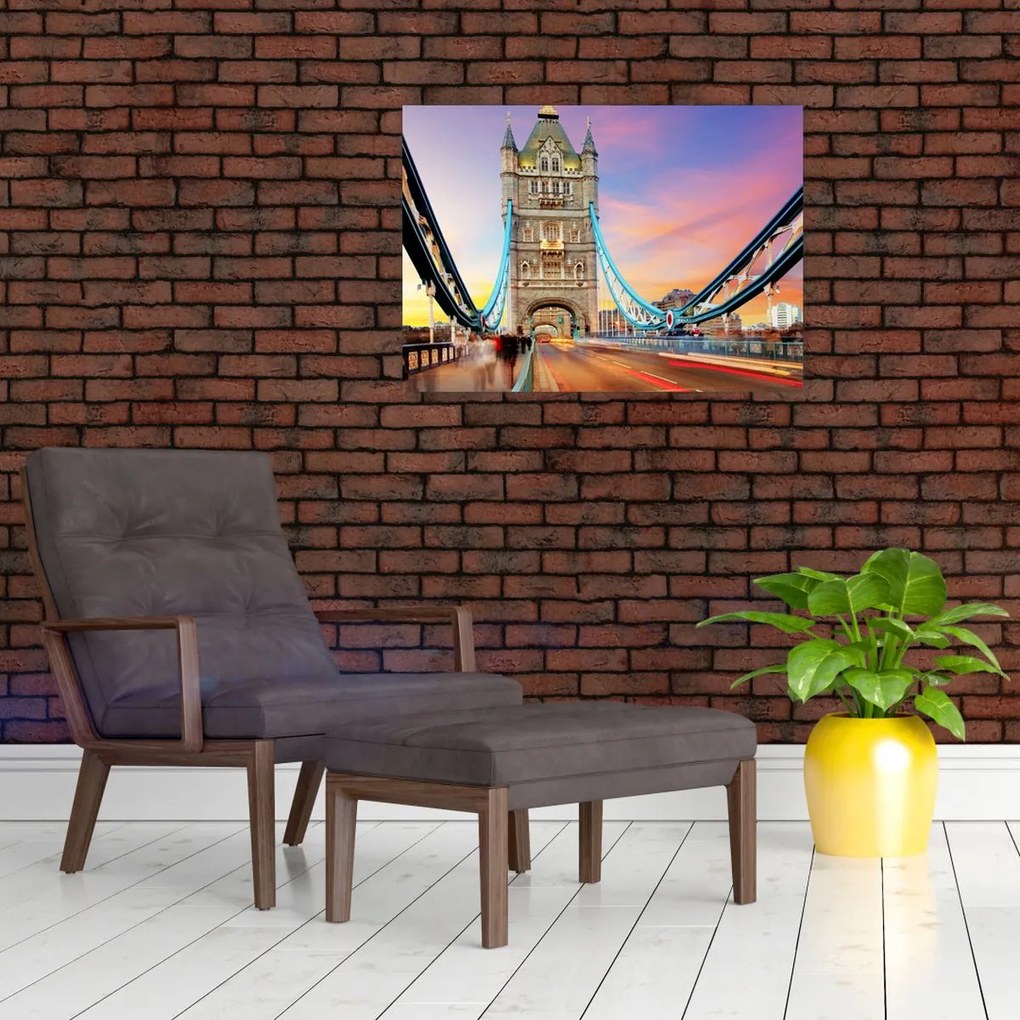 Obraz na szkle - Tower Bridge (70x50 cm)