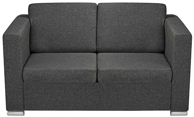 Dwuosobowa ciemnoszara sofa loftowa Nessia 6X