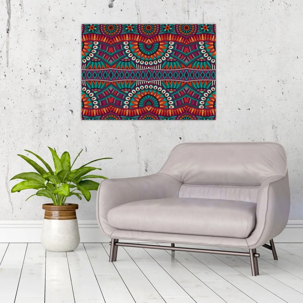 Obraz abstrakcji ozdobnej (70x50 cm)