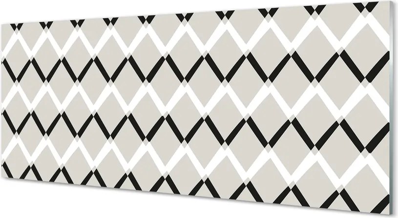 Panel szklany do Kuchni Szlachetny Wzór Diamentowy