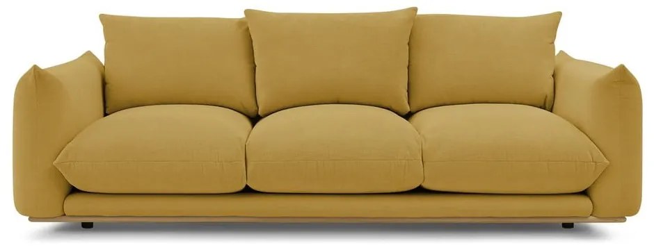 Żółta sofa 265 cm Ernest – Bobochic Paris