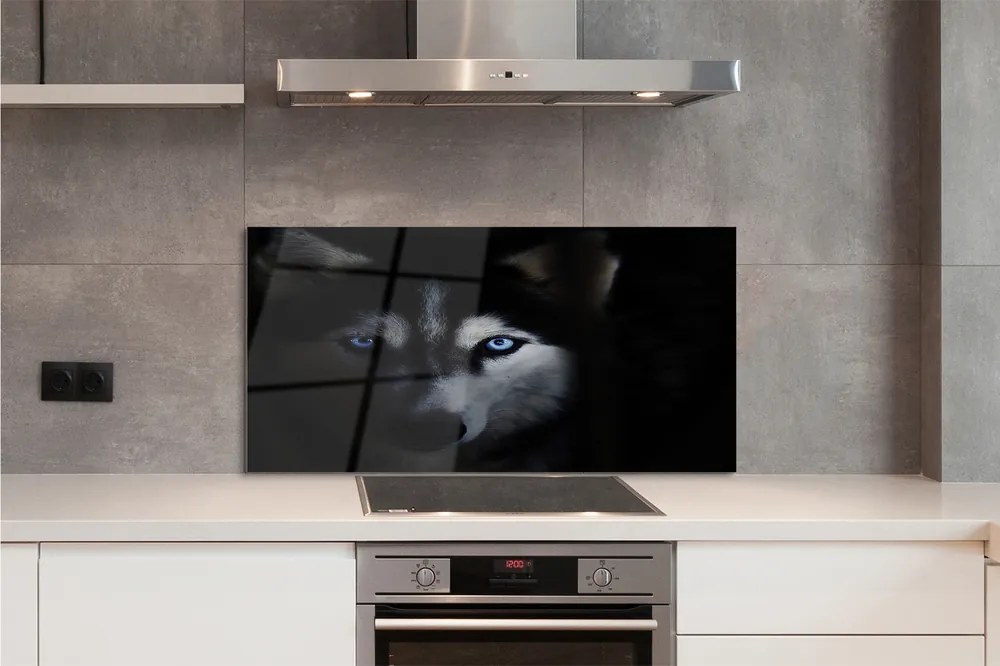 Panel Szklany Spojrzenie Dzikiego Wilka