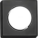 Przycisk - Lampa sufitowa LED GX53 max 15W, kwadratowa 11,5x11,5 cm, malowana metalowa, IP20 - Perenz - czarna