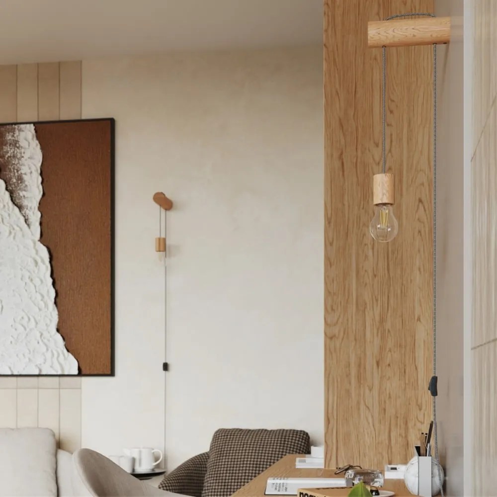 Kinkiet w naturalnym kolorze Arcadia – Sollux