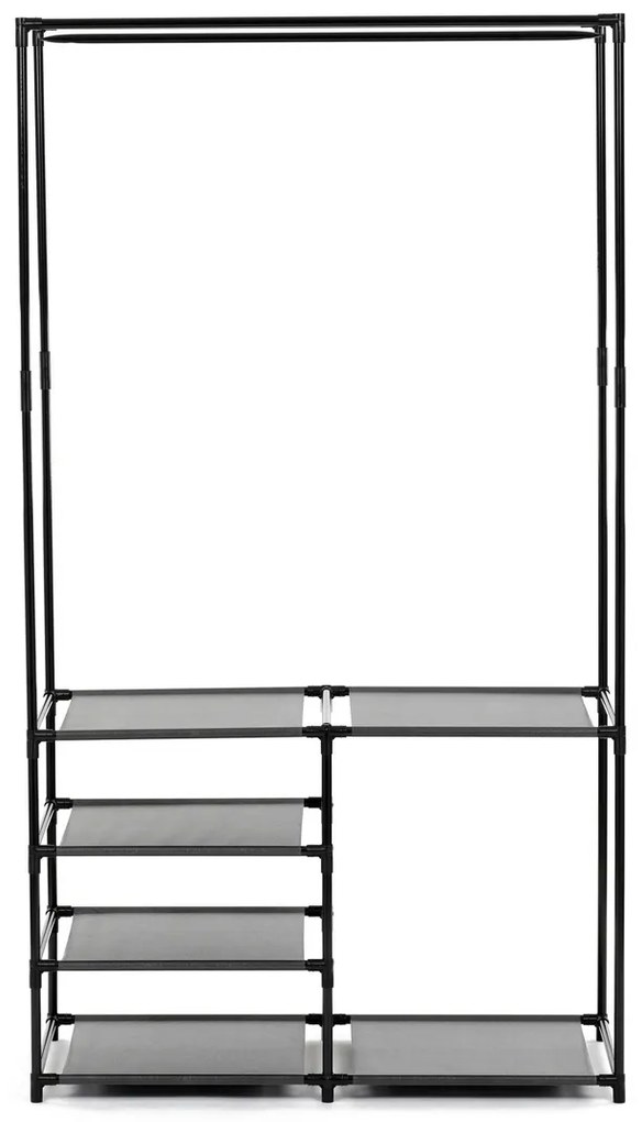 Stojak na ubrania GD-172 BK, metal, czarny