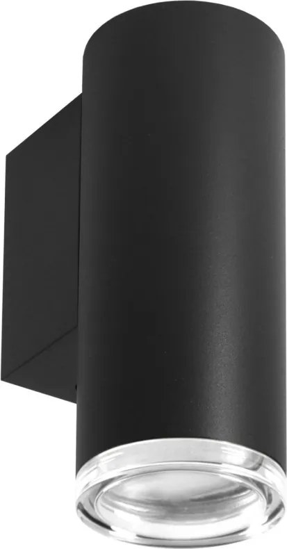 LED RGBW ściemnialny kinkiet łazienkowy TURYN 1xGU10/6W/230V IP44 czarny