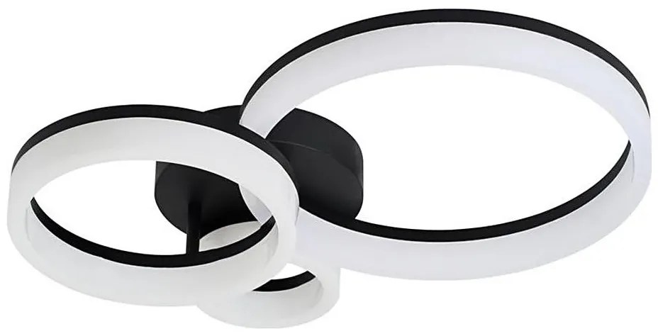 Searchlight 62793BK - Ściemnialna oprawa sufitowa LED TRIPLE LED/25W/230V