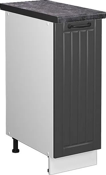 Szafka apteczna antracytowy domek wiejski 30x60x82 fame-line